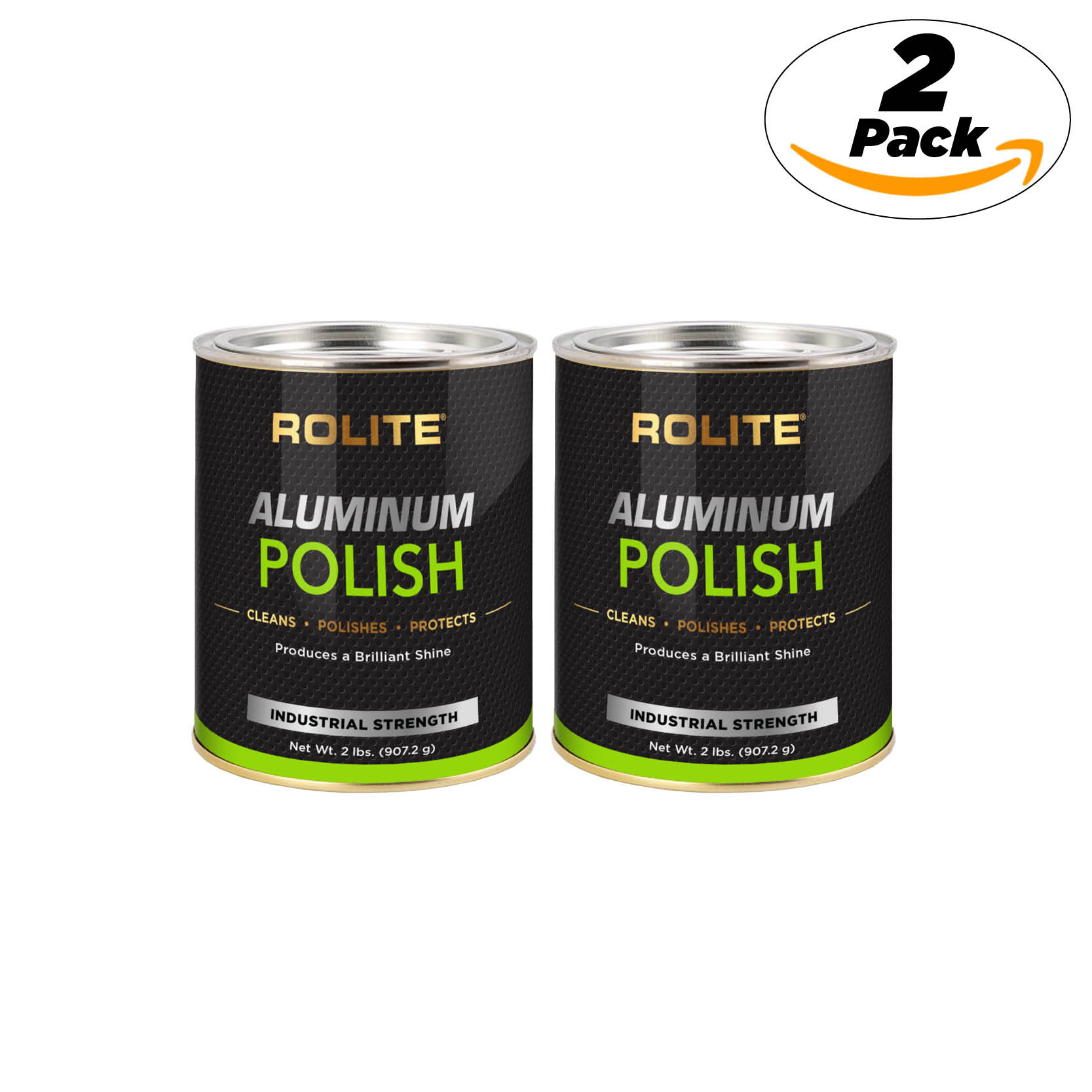 Rolite Aluminum Polish 2 Pound Can - 2 Pack